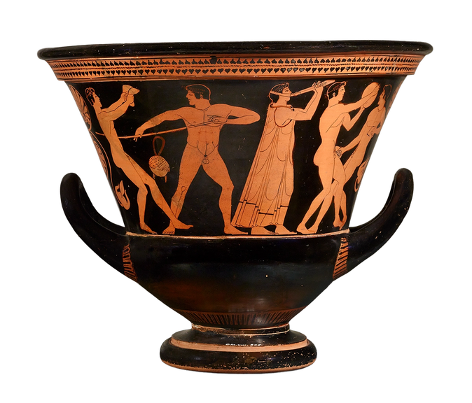 Atleter på vinkar fra Athen, ca. 470 f.Kr.
